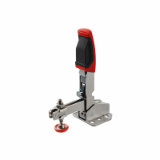 STC-VH - Vertical toogle clamp with open arm and horizontal base plate